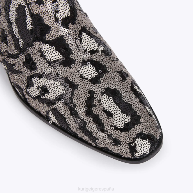 Kurt Geiger hombres Lentejuelas de ginebra de Londres 2LPR654 | calzados combinación beige